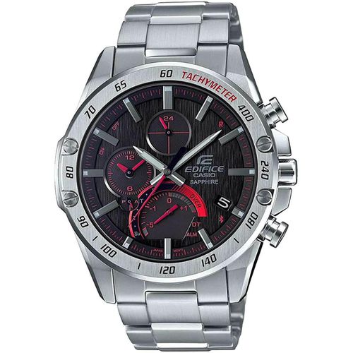 Men's Chronograph Watch - Edifice Black Dial Bracelet / EQB1000XD-1A - Casio - Modalova