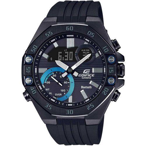 Men's Chronograph Watch - Edifice Smartphone Link Black Strap / ECB10PB-1A - Casio - Modalova