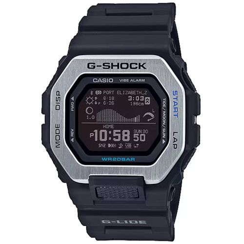 Men's Digital Watch - G-Shock G-Lide 100 Series Black Dial Strap / GBX100-1 - Casio - Modalova