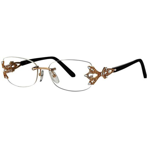 Women's Eyeglasses - Gold Frame Demo Lens / 4887-C21-53-16-135 - Caviar - Modalova