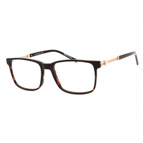 Men's Eyeglasses - Dark Tortoise Rectangular Plastic Frame / PC75092 C02 - Charriol - Modalova