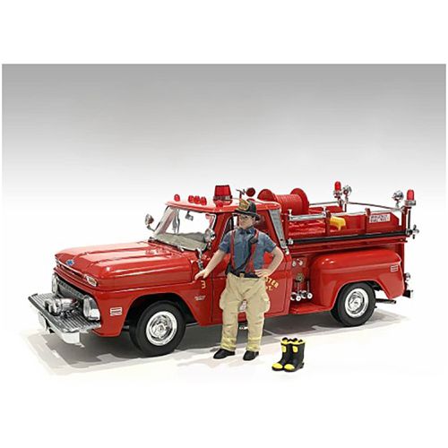 Figure - Firefighters with Boots Accessory for 1/18 Scale Models - American Diorama - Modalova
