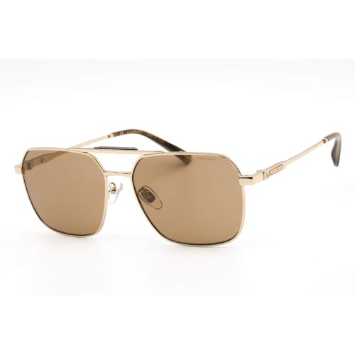 Men's Sunglasses - Shiny Total Rose Gold Aviator Shaped Frame SCHF79 0300 - Chopard - Modalova