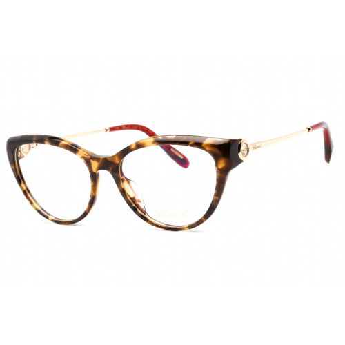 Women's Eyeglasses - Full Rim Brown Havana Plastic Oval Frame / VCH323S 9AJY - Chopard - Modalova