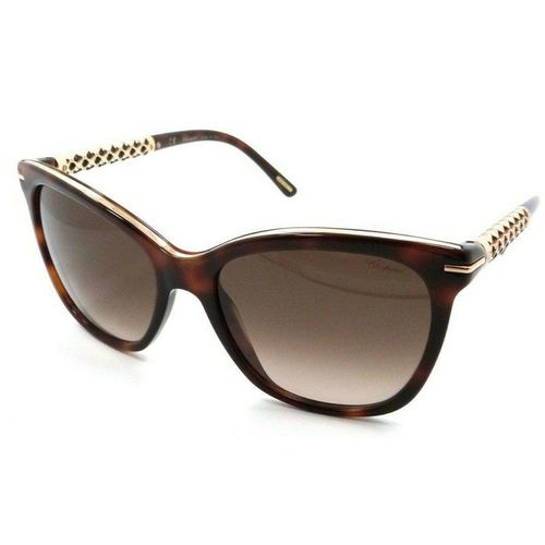 Women's Sunglasses - Dark Havana Acetate Frame / SCH207S-09XK-54-17-140 - Chopard - Modalova