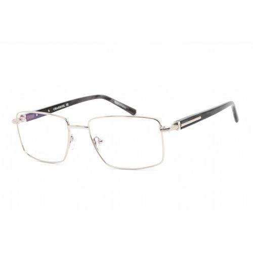 Women's Eyeglasses - Shiny Silver Titanium Rectangular Frame / PC75082 C02 - Charriol - Modalova