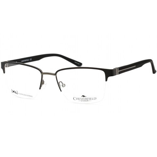 Men's Eyeglasses - Black and Ruthenium Square Frame / CH 87XL 0RZZ 00 - Chesterfield - Modalova