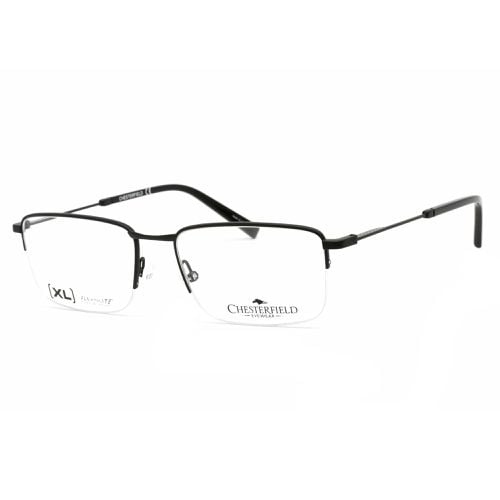 Men's Eyeglasses - Matte Black Metal Half Rim, 55 mm / CH 81XL 0003 00 - Chesterfield - Modalova