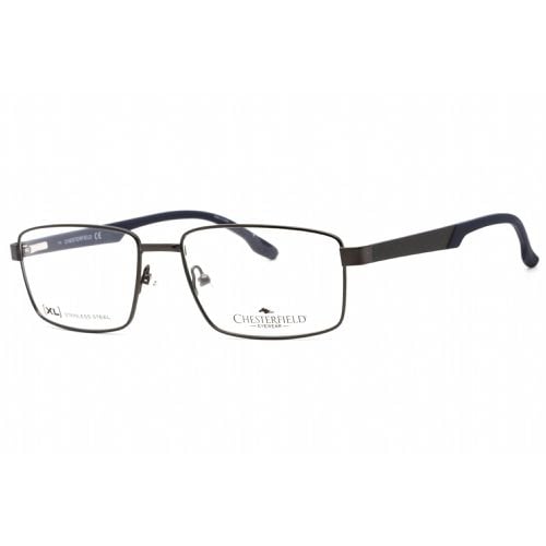 Men's Eyeglasses - Matte Grey Metal Rectangular Frame / CH 83XL 0FRE 00 - Chesterfield - Modalova