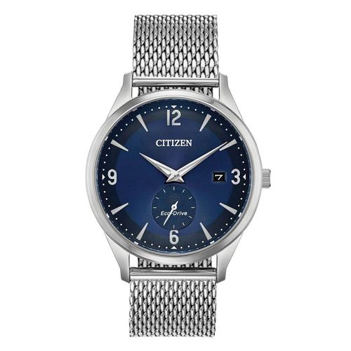 Men's Mesh Bracelet Watch - BTW Blue Dial Stainless Steel / BV1110-51L - Citizen - Modalova