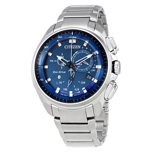 Men's Chronograph Watch - Proximity Pryzm Bluetooth Blue Dial / BZ1021-54L - Citizen - Modalova