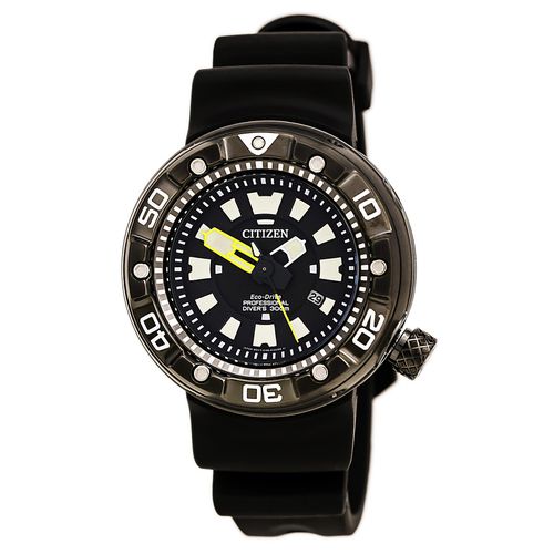 Men's Eco-Drive Watch - Promaster Diver Dive Polyurethane Strap Black Dial - Citizen - Modalova