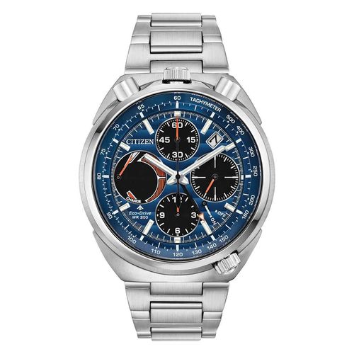 Men's Steel Bracelet Watch - Promaster Tsuno Chronograph Racer / AV0070-57L - Citizen - Modalova