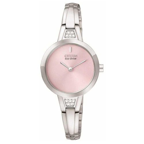 EX1150-52X Women's Silhouette Eco-Drive Swarovski Crystals Pink Dial Watch - Citizen - Modalova