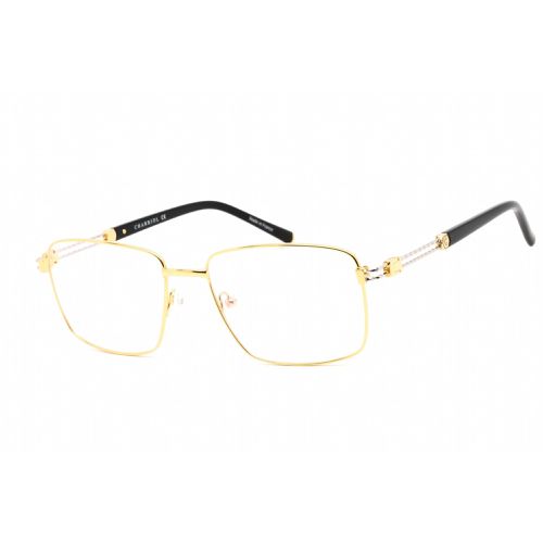 Men's Eyeglasses - Shiny Gold/Silver Titanium Square Frame / PC75090 C03 - Charriol - Modalova