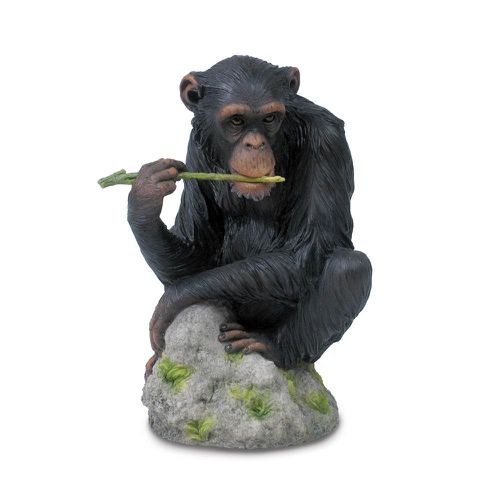 Chimpanzee Chewing Branch Sculpture - Jewelry - Modalova