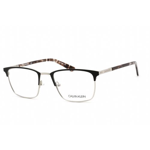 Women's Eyeglasses - Rectangular Matte Black Metal Frame / CK19311 001 - Calvin Klein - Modalova