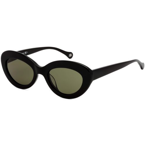 Women's Sunglasses - Black Oval Frame Green Lens / CLARA/S 0807 QT - Banana Republic - Modalova