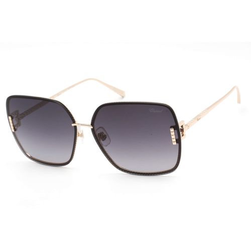Women's Sunglasses - Shiny Total Rose Gold/Black Butterfly Shape SCHF72M 0300 - Chopard - Modalova