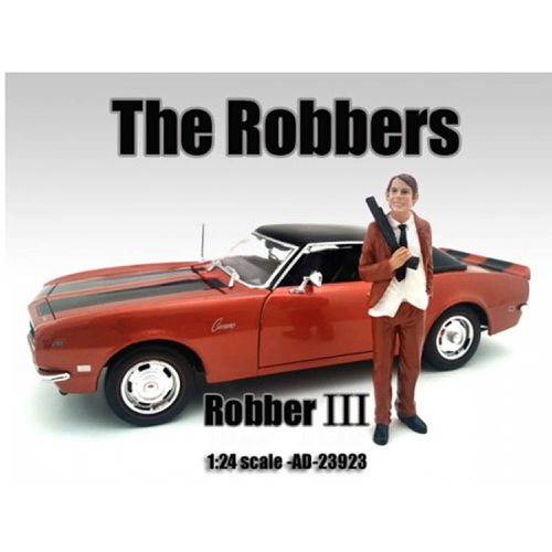 Figure - The Robbers Robber III For 1:24 Scale Models Blister Pack - American Diorama - Modalova