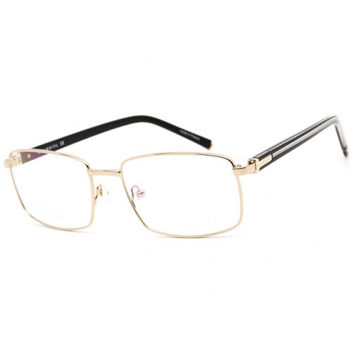 Women's Eyeglasses - Clear Lens Shiny Gold and Black Frame / PC75073 C01 - Charriol - Modalova