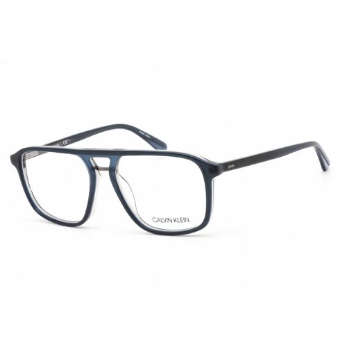 Men's Eyeglasses - Navy/Crystal Plastic Square Shape Frame / CK20529 424 - Calvin Klein - Modalova