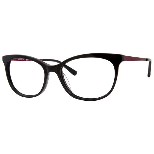 Women's Eyeglasses - Black Acetate/Metal Full Rim Frame / AD 223 0807 00 - Adensco - Modalova