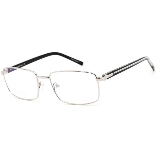 Women's Eyeglasses - Full Rim Shiny Silver and Black Frame / PC75073 C02 - Charriol - Modalova