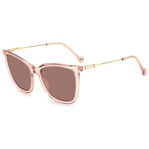Women's Sunglasses - Pink Lens Nude Plastic Frame / CH 0068/S 0FWM - Carolina Herrera - Modalova