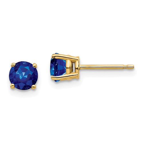 K Sapphire Post Earrings - Jewelry - Modalova