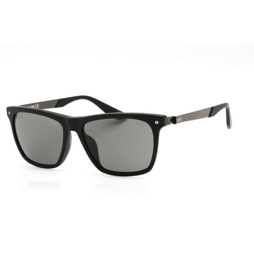 Unisex Sunglasses - Matte Black Square Full-rim Plastic Frame / BW0002-H 02D - BMW - Modalova