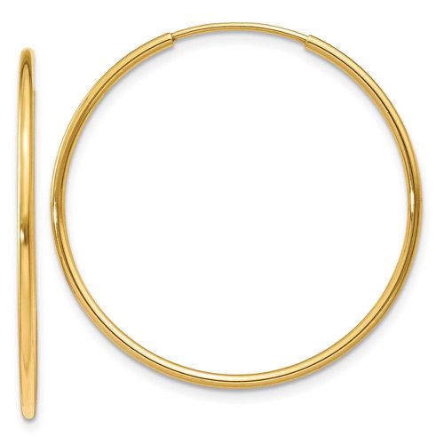 K 1.25mm Endless Hoop Earring - Jewelry - Modalova