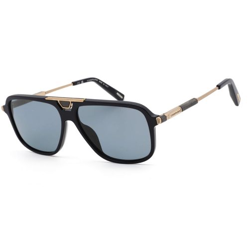 Unisex Sunglasses - Shiny Night Blue Rectangular Plastic Frame SCH340 821P - Chopard - Modalova