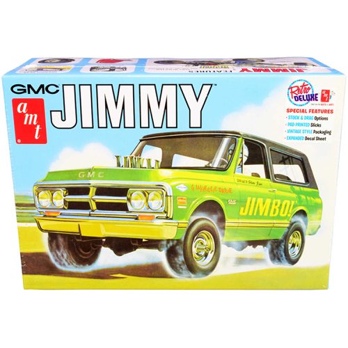 Scale Model Kit - Skill 2 1972 GMC Jimmy Pickup Truck 2-in-1 Drag Chute - AMT - Modalova