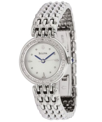 R150 Women's Dress Diamond Stainless Steel Watch - Bulova - Modalova