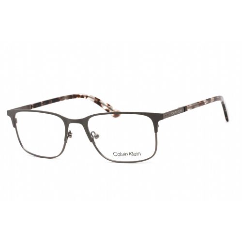 Men's Eyeglasses - Full Rim Rectangular Matte Grey Frame / CK 19312 020 - Calvin Klein - Modalova