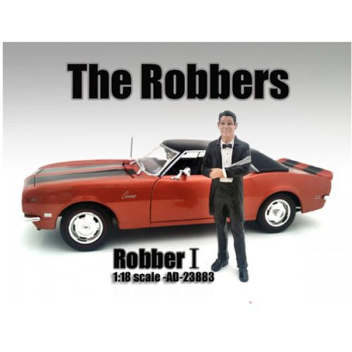 Figure - The Robbers Robber I For 1:18 Scale Models, 4 inch Tall - American Diorama - Modalova
