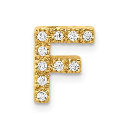 K Diamond Initial F Charm - Jewelry - Modalova