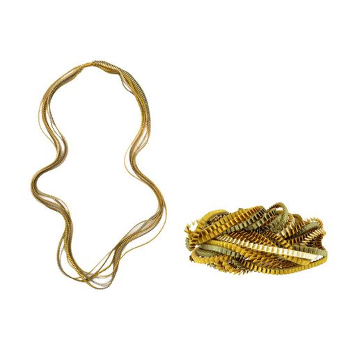 Necklace Essilp Gold KL 76 I Anthos - Alexandra Tsoukala - Modalova