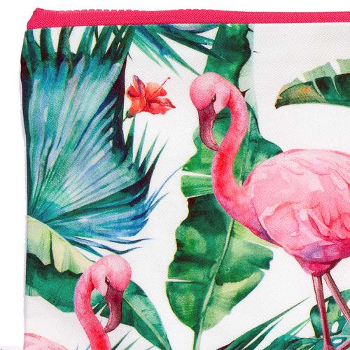Summer Beach Clutch Floral Flamingos - Nissea - Modalova