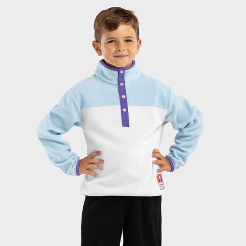 Jersey Polar Half Snap para Niños Charm - SIROKO - Modalova