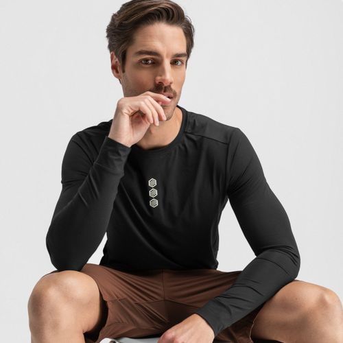 Camiseta Técnica de Manga Larga Gravel Rubra - Siroko - Modalova