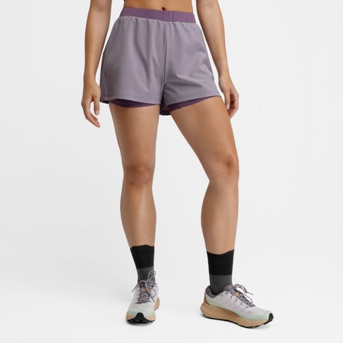 Pantalón Corto de Trail Running con Mallas para Mujer Araroa Lilac - Siroko - Modalova