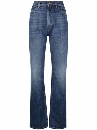 Hightwaisted Denim Flare Jeans - Saint Laurent - Modalova