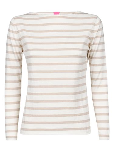 Cashmere Blend Striped Sweater - Alessandro Aste - Modalova