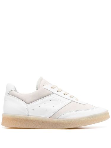 Leather Sneakers - MM6 Maison Margiela - Modalova