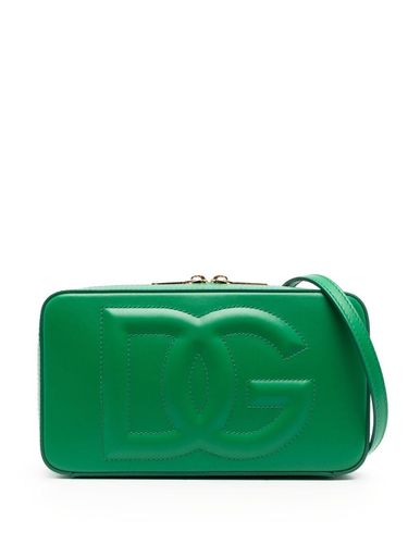 Logo Small Leather Crossbody Bag - Dolce & Gabbana - Modalova
