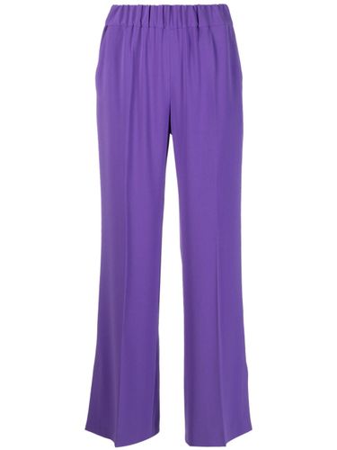 Wide Leg Cady Trousers - Alberto Biani - Modalova