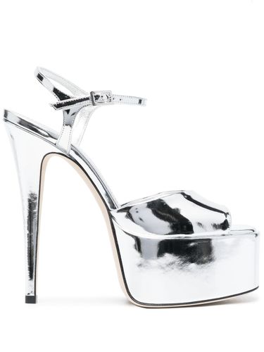 Pamela Mirror Leather Platform Sandals - Paris Texas - Modalova