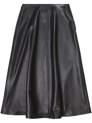BALENCIAGA - Leather Midi Skirt - Balenciaga - Modalova